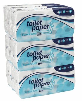 Wepa Toiletpapier cellulose, 3-Lg..