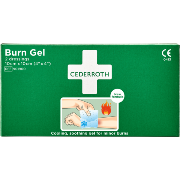 Cederroth Burn Gel Dressing 10x10 cm 2 pack