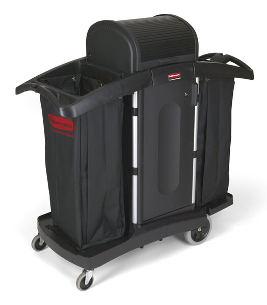 RUBBERMAID HOTELWAGEN MET HOGE VE..