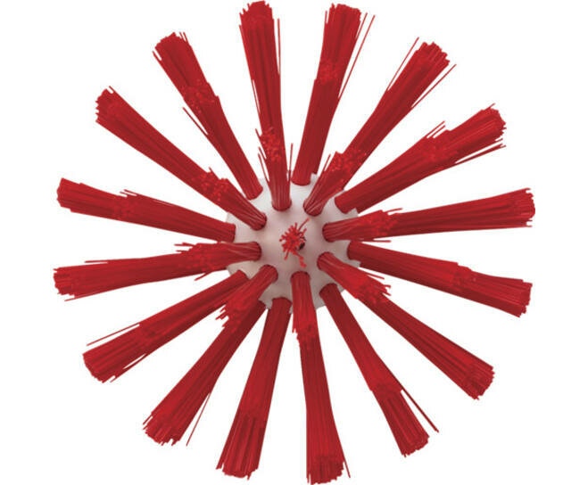 Vikan Steelmodel Pijpborstel Medium Ø103, 170mm Rood