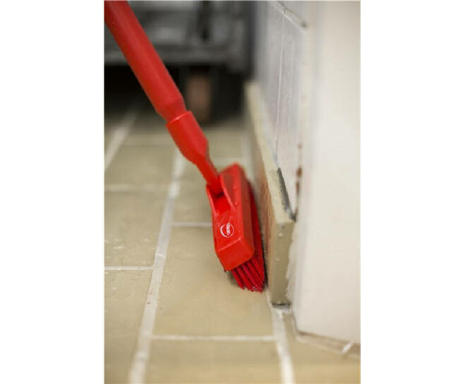 Vikan Ergo Steel Ultra Hygiënisch Rood Ø34mm 1300mm