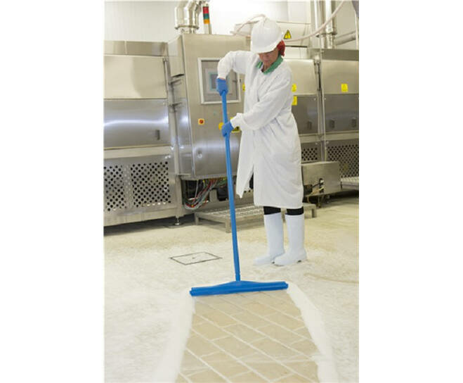 Vikan Ergo Steel Ultra Hygiënisch Blauw Ø32mm 1500mm