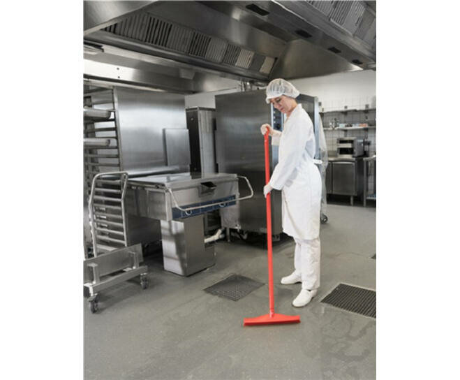 Vikan Ergo Steel Ultra Hygiënisch Rood Ø32mm 1500mm