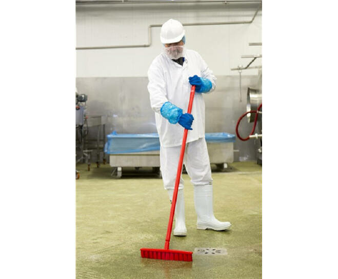 Vikan Ergo Steel Ultra Hygiënisch Rood Ø32mm 1500mm