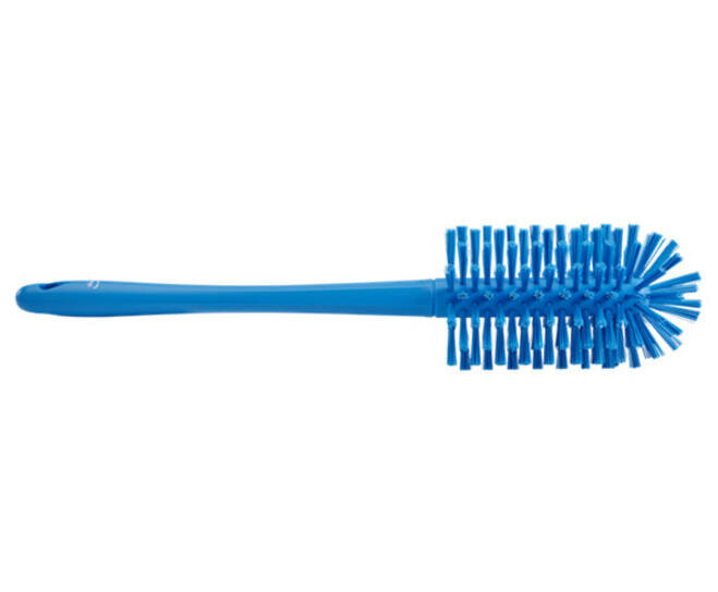 Vikan Pijpborstel Met Handvat (uit een stuk), Ø90, 460mm Blauw