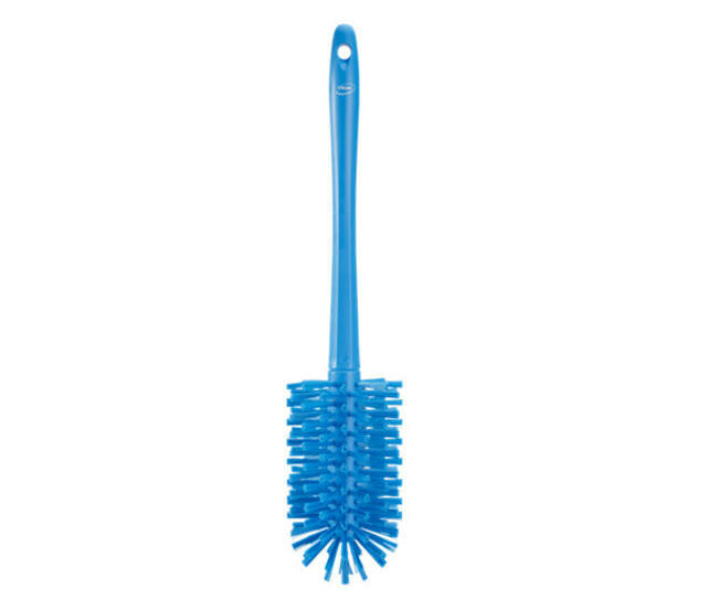 Vikan Pijpborstel Met Handvat (uit een stuk), Ø90, 460mm Blauw