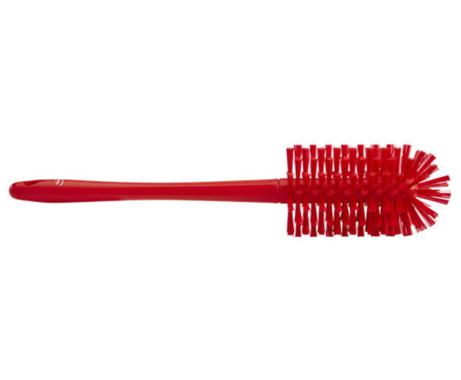 Vikan Pijpborstel Met Handvat (uit een stuk), Ø90, 460mm Rood