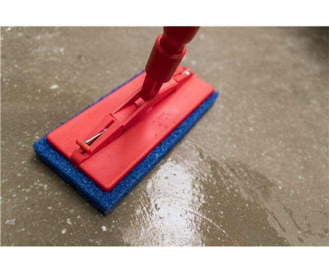 Vikan Hygiëne Padhouder Steelmodel 230mm Rood