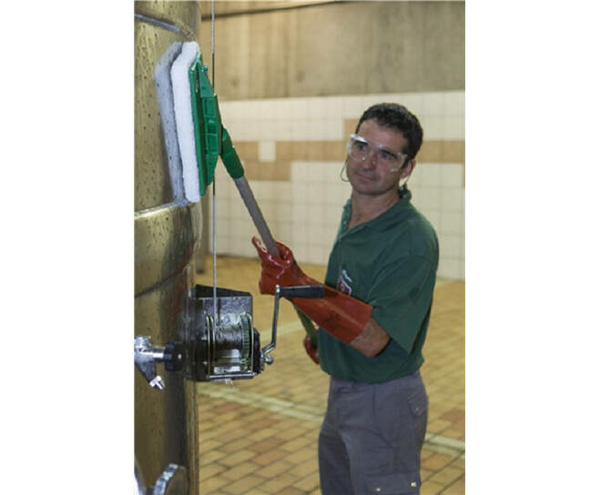 Vikan Hygiëne Padhouder Steelmodel 230mm Groen