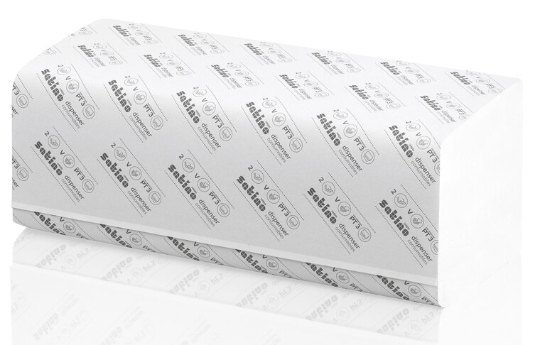 Satino bij wepa handdoekenpapier formaat tissue V-vouw 