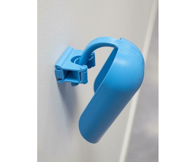Vikan Hygiëne Klem voor Hi-Flex Wandhouder 82mm Blauw