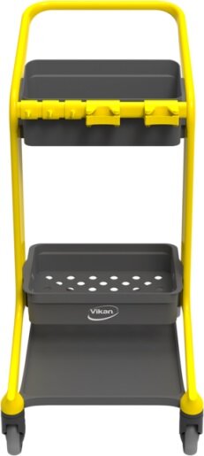 Vikan HyGo 78CM Geel– Mobiel Reinigingsstation (Werkwagen)
