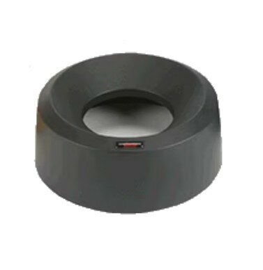 Vileda Iris Round open deksel - zwart