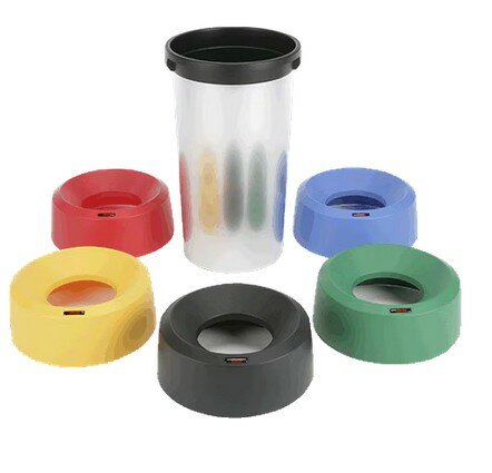 Vileda Iris Round open deksel - Blauw