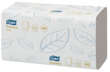 Tork Xpress&reg; Zachte Multifold Handdoek H2 Wit 2-Laags 3150 stuks 21 x 150