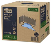 Tork Heavy-Duty Reinigingsdoek Xl Handy Box 1-Laags Blauw W4, 4x105st, 420st/doos 