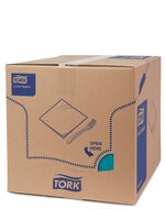 Tork Lunchservet  2-Laags Blauwgroen 1/4 vouw, 10x200st, 2.000st/doos