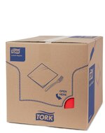 Tork Lunchservet  2-Laags Rood 1/8 vouw, 10x200st, 2.000st/doos