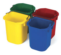 RUBBERMAIS EMMER 5 LTR - SET BLAU..