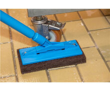 Vikan Hygiëne Padhouder Steelmodel 230mm Blauw