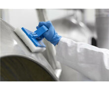 Vikan Hygiëne Padhouder Handmodel 230mm Blauw
