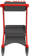 Vikan HyGo 78CM Rood – Mobiel Reinigingsstation (Werkwagen)