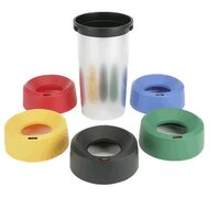 Vileda Iris Round open deksel - Blauw