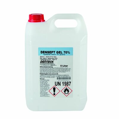 Densept dun GEL Alcohol 70%, 5L Densept dun GEL Alcohol 70%, 5L