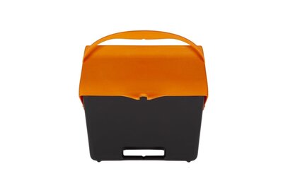 Orange Brush Gesloten stofblik met beugelgreep Orange Brush Gesloten stofblik met beugelgreep
