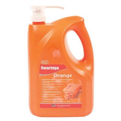 SC Johnson Swarfega® Orange 4x4 Liter met pompje SC Johnson Swarfega® Orange 4x4 Liter met pompje