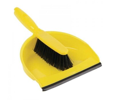 SYR stoffer & blik geel SYR stoffer & blik geel