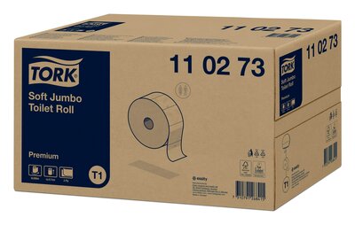 Tork Premium Toiletpapier Jumbo 2-laags T1 6rol/pak Tork Premium Toiletpapier Jumbo 2-laags T1 6rol/pak