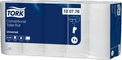 Tork Universal Toiletpapier 2-laags, T4, 30rol/pak Tork Universal Toiletpapier 2-laags, T4, 30rol/pak
