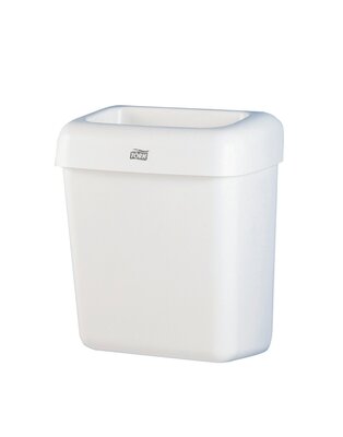 Tork Afvalbak 20 liter wit kunststof, B2, per stuk  Tork Afvalbak 20 liter wit kunststof, B2, per stuk