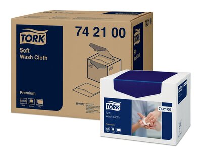Tork Wasdoek Zacht, 8x135st, 1.080st/doos Tork Wasdoek Zacht, 8x135st, 1.080st/doos