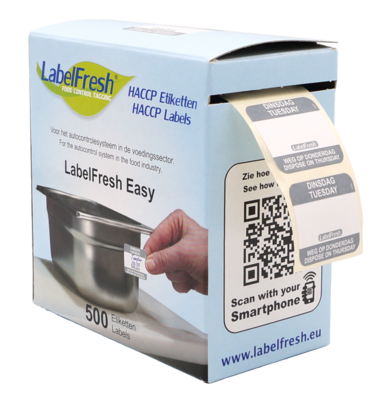 LabelFresh Easy Etiketten Di-weg op-Do 500 labels klein LabelFresh Easy Etiketten Di-weg op-Do 500 labels klein