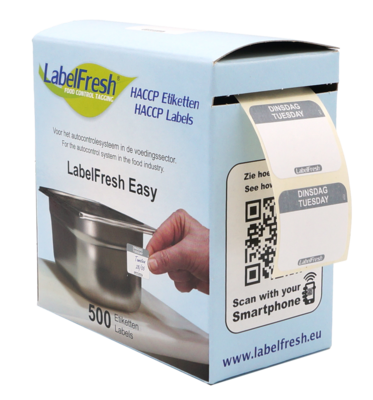 LabelFresh Easy Etiketten Dinsdag 500 labels klein LabelFresh Easy Etiketten Dinsdag 500 labels klein
