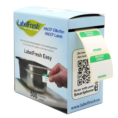 LabelFresh Easy Etiketten Vrijdag 500 labels klein LabelFresh Easy Etiketten Vrijdag 500 labels klein