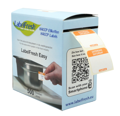 LabelFresh Easy Etiketten Zaterdag 500 labels klein LabelFresh Easy Etiketten Zaterdag 500 labels klein