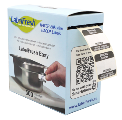 LabelFresh Easy Etiketten Zo-weg op-Di 500 labels klein LabelFresh Easy Etiketten Zo-weg op-Di 500 labels klein