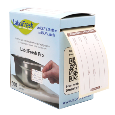 LabelFresh Pro Etiketten Donderdag 500 labels groot LabelFresh Pro Etiketten Donderdag 500 labels groot