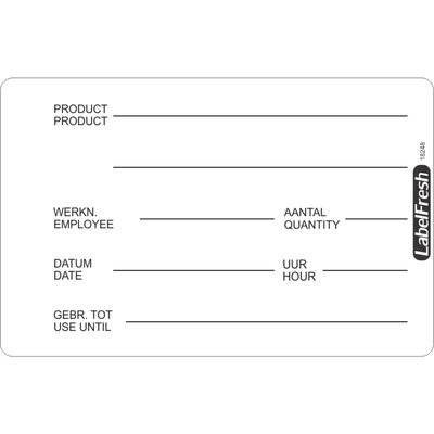 LabelFresh Pro Etiketten Universele 500 labels LabelFresh Pro Etiketten Universele 500 labels