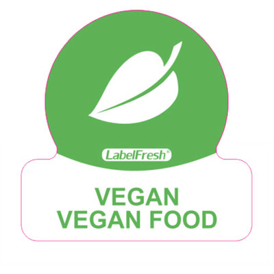 LabelFresh Codelabel Vegan 500 etiketten. LabelFresh Codelabel Vegan 500 etiketten.