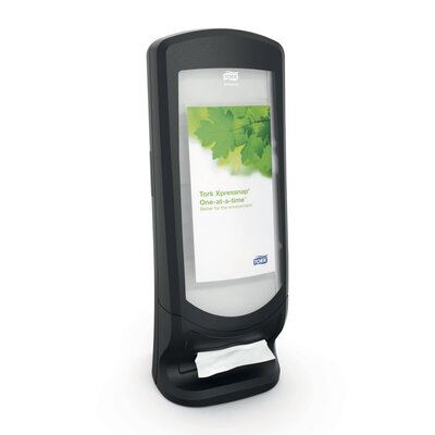 Tork Xpressnap Dispenser Stand N4 zwart, per stuk  Tork Xpressnap Dispenser Stand N4 zwart, per stuk