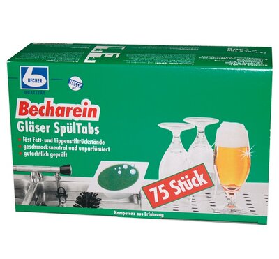 Becher Becharein glazenreiniger tabletten 750 gr Becher Becharein glazenreiniger tabletten 750 gr