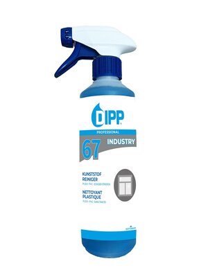 Dipp N° 67 Industriele Kunststof Reiniger 500ml SPRAY Dipp N° 67 Industriele Kunststof Reiniger 500ml SPRAY