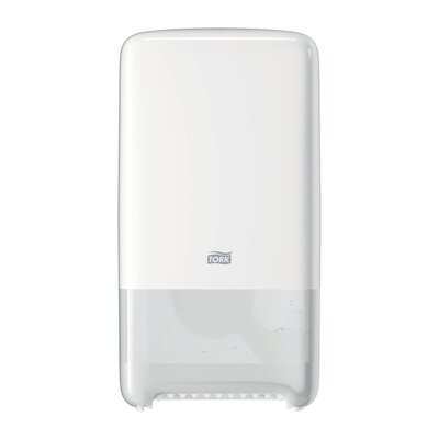 Tork Twin Mid-size Toilet Roll Dispenser T6 Wit  Tork Twin Mid-size Toilet Roll Dispenser T6 Wit