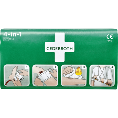 Cederroth 4-in-1 bloedstelpende verbanden Cederroth 4-in-1 bloedstelpende verbanden