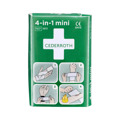 Cederroth 4-in-1 mini bloedstelpende verbanden Cederroth 4-in-1 mini bloedstelpende verbanden
