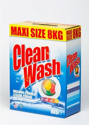Clean Wash Waspoeder 8Kg
